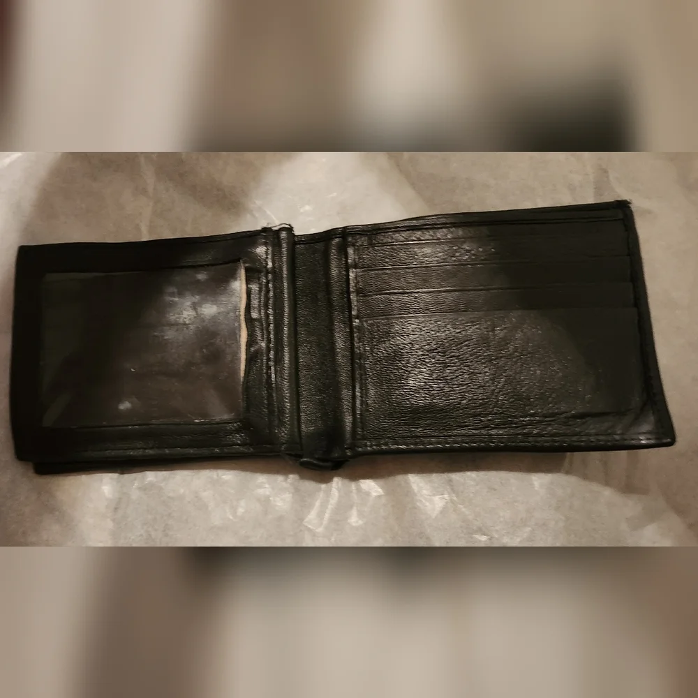 Leather Men's Wallet Black